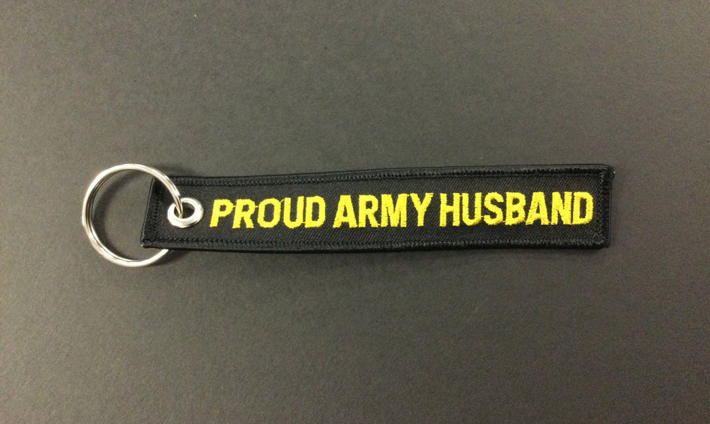 Proud Army Husband Keychain