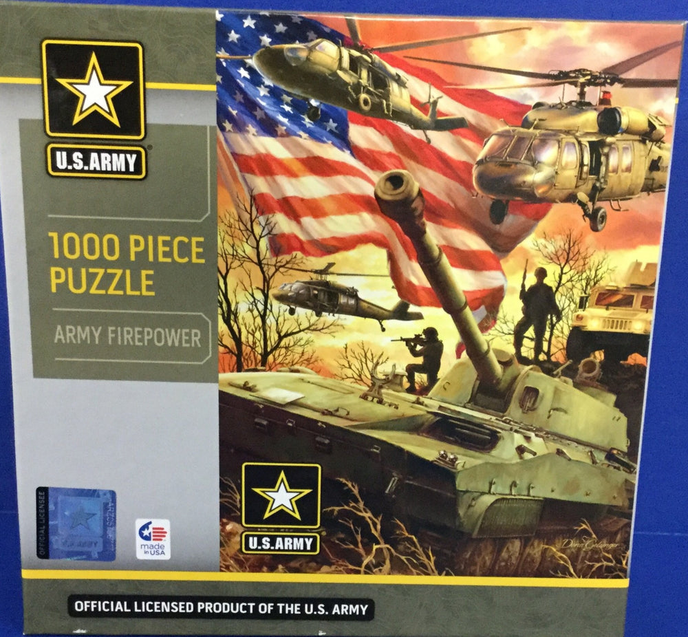 Army Firepower 1000 piece Jigsaw Puzzle