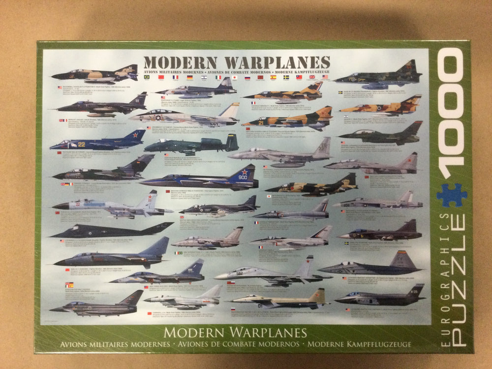 Modern Warplanes Jigsaw Puzzle (1000 pieces)