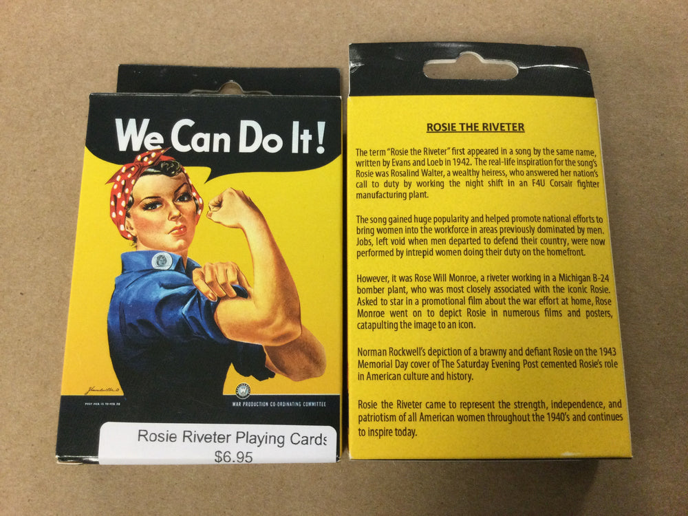 Rosie Riveter Playing Cards – Aviation Museum Gift Shop