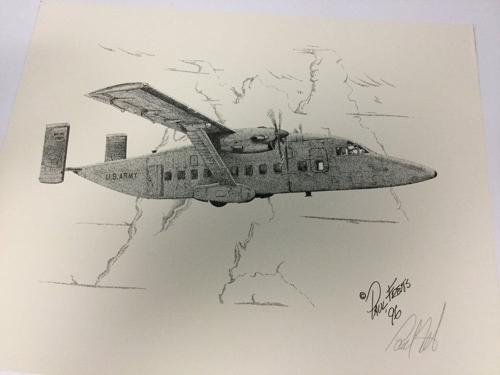 C-23 Sherpa Airplane by Paul Fretts