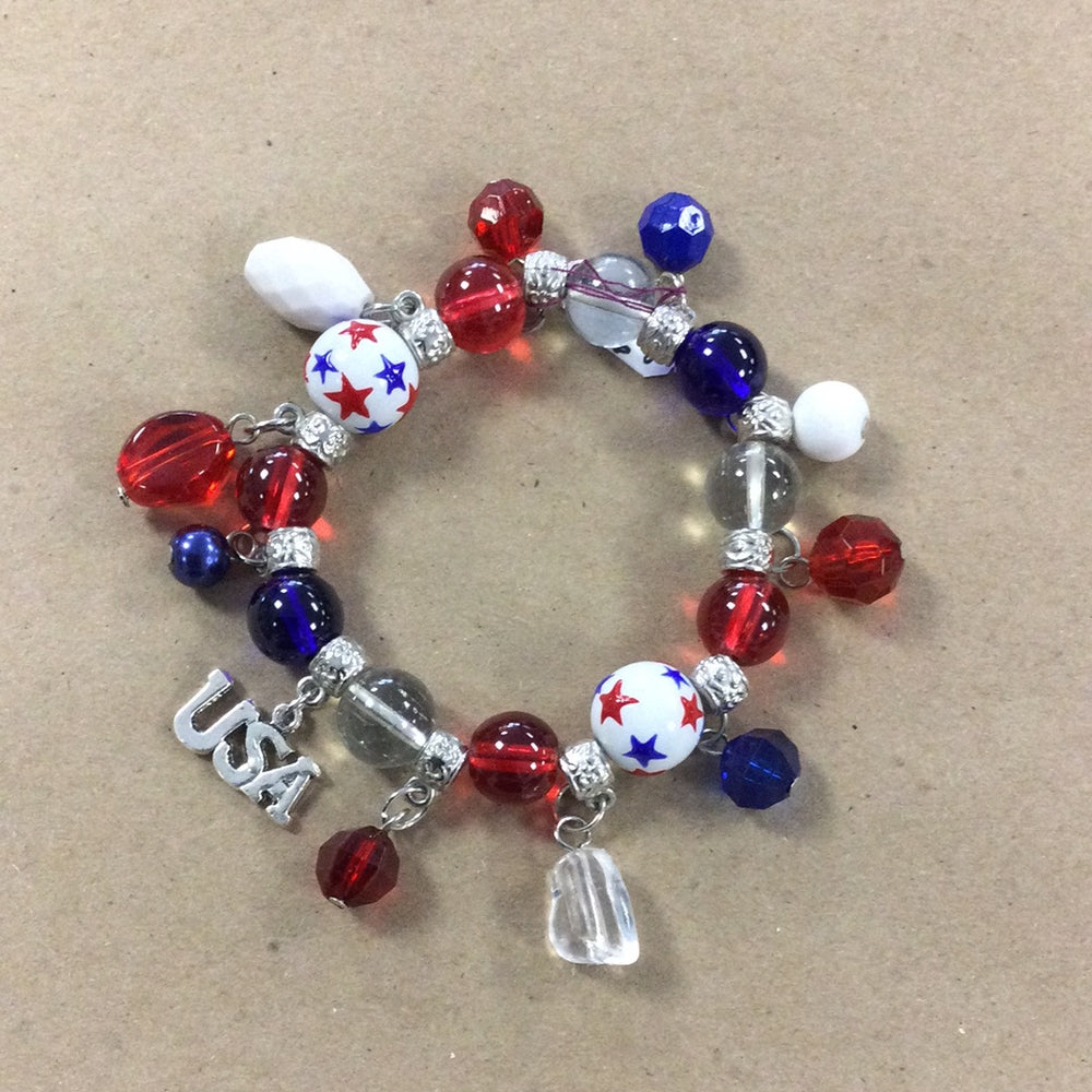 Patriotic Cha Cha Bracelet - USA