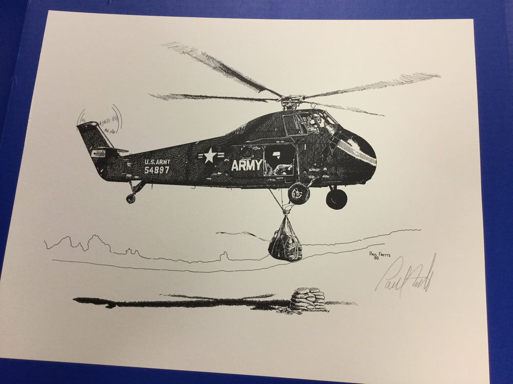 CH-34A Choctaw Print by Paul Fretts