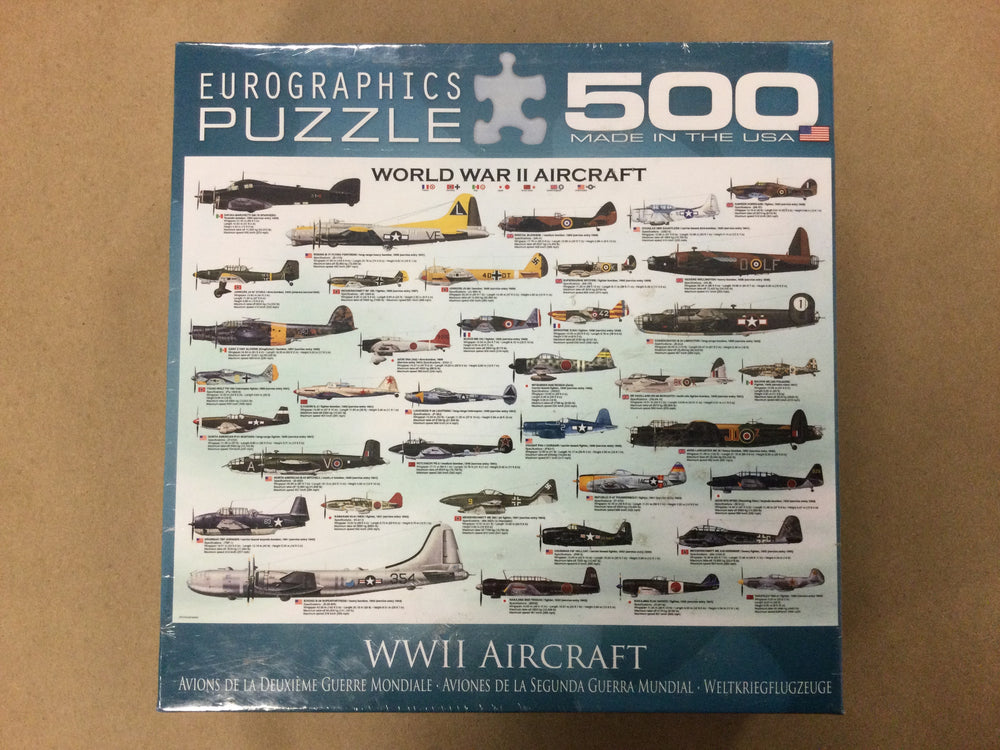 World War II Aircraft Jigsaw Puzzle (500 Piece)
