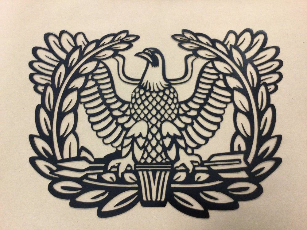 Warrant Officer Crest - Laser Cut Steel SMALL