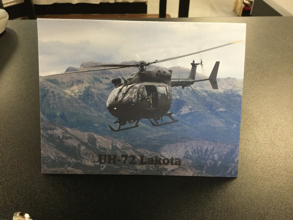 UH-72 Lakota Helicopter Note Card