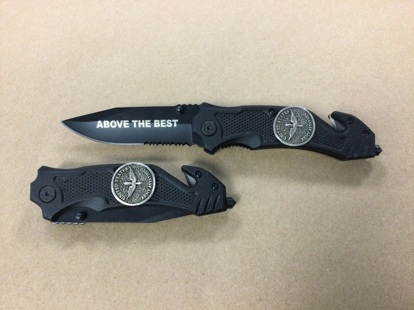 
                  
                    Aviation Rescue Knife with Pewter Aviation Emblem
                  
                