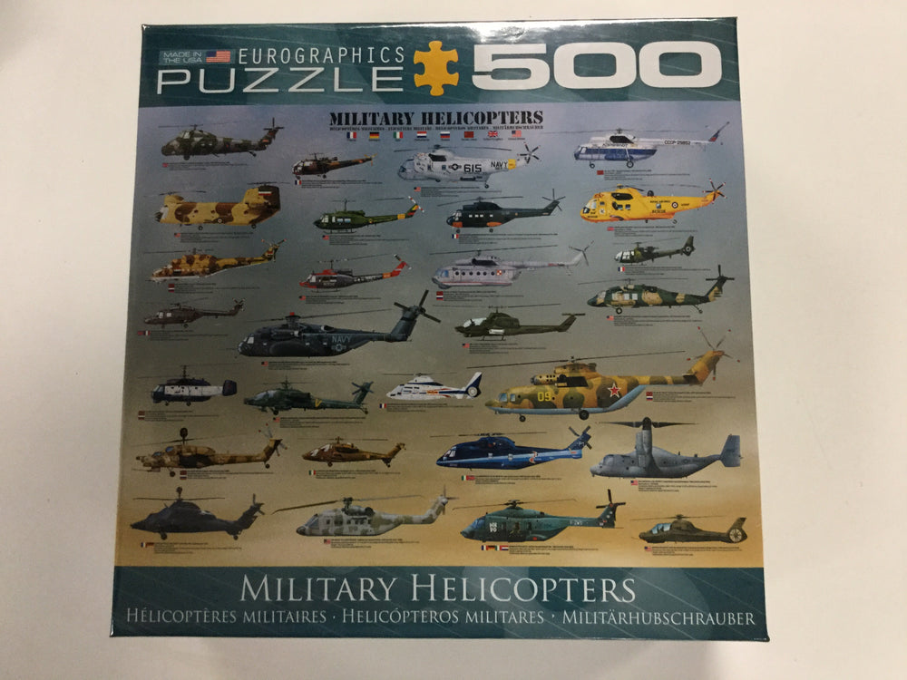Military Helicopters Puzzle(500 PCS)
