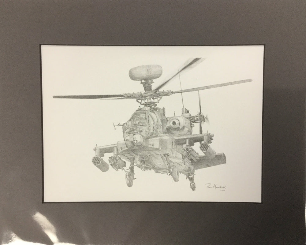 AH-64E Apache Longbow print by Ron Marshall (8