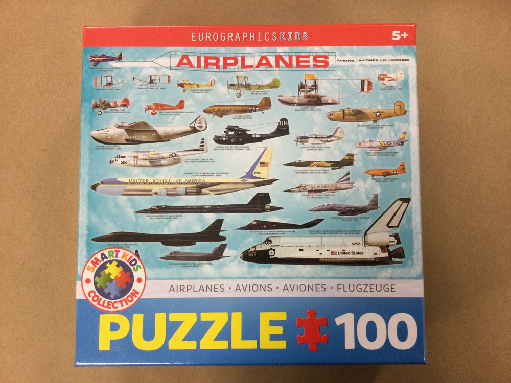 Airplanes Kids Jigsaw Puzzle (100 Pieces)
