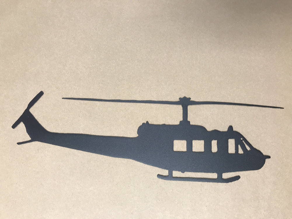 
                  
                    UH-1 Huey Helicopter Silhouette - Metal
                  
                