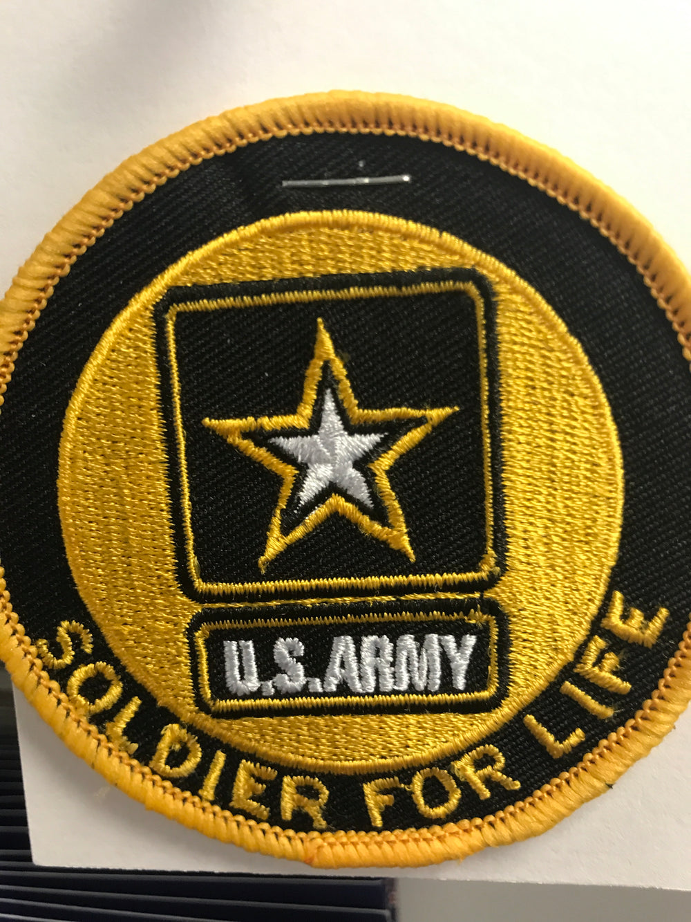 Army Soldier For Life Logo Patch