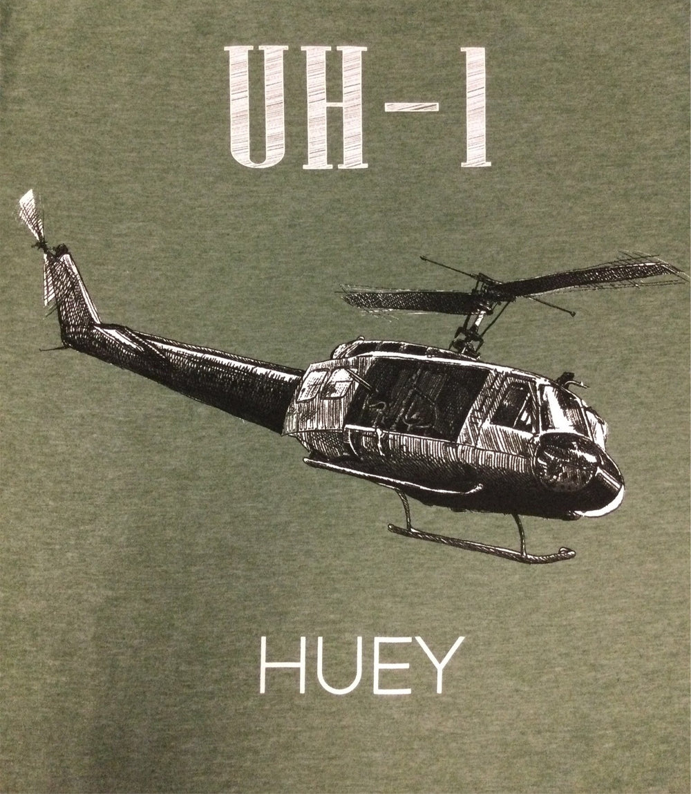 UH-1 Huey Helicopter Sketch2 T-Shirt