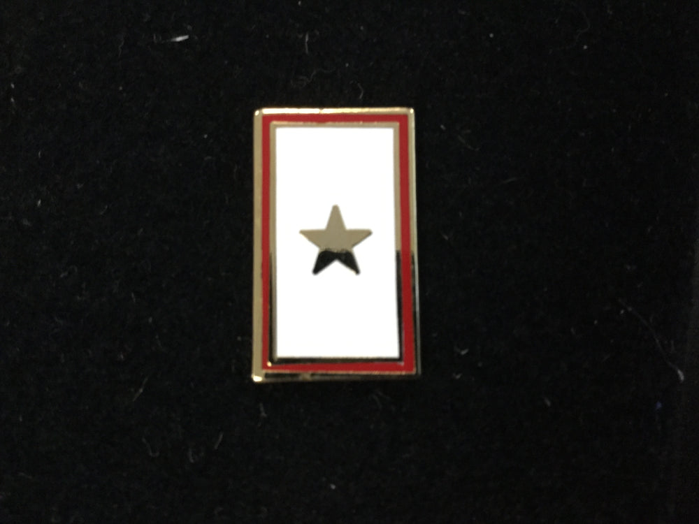 Gold Star Banner Lapel Pin