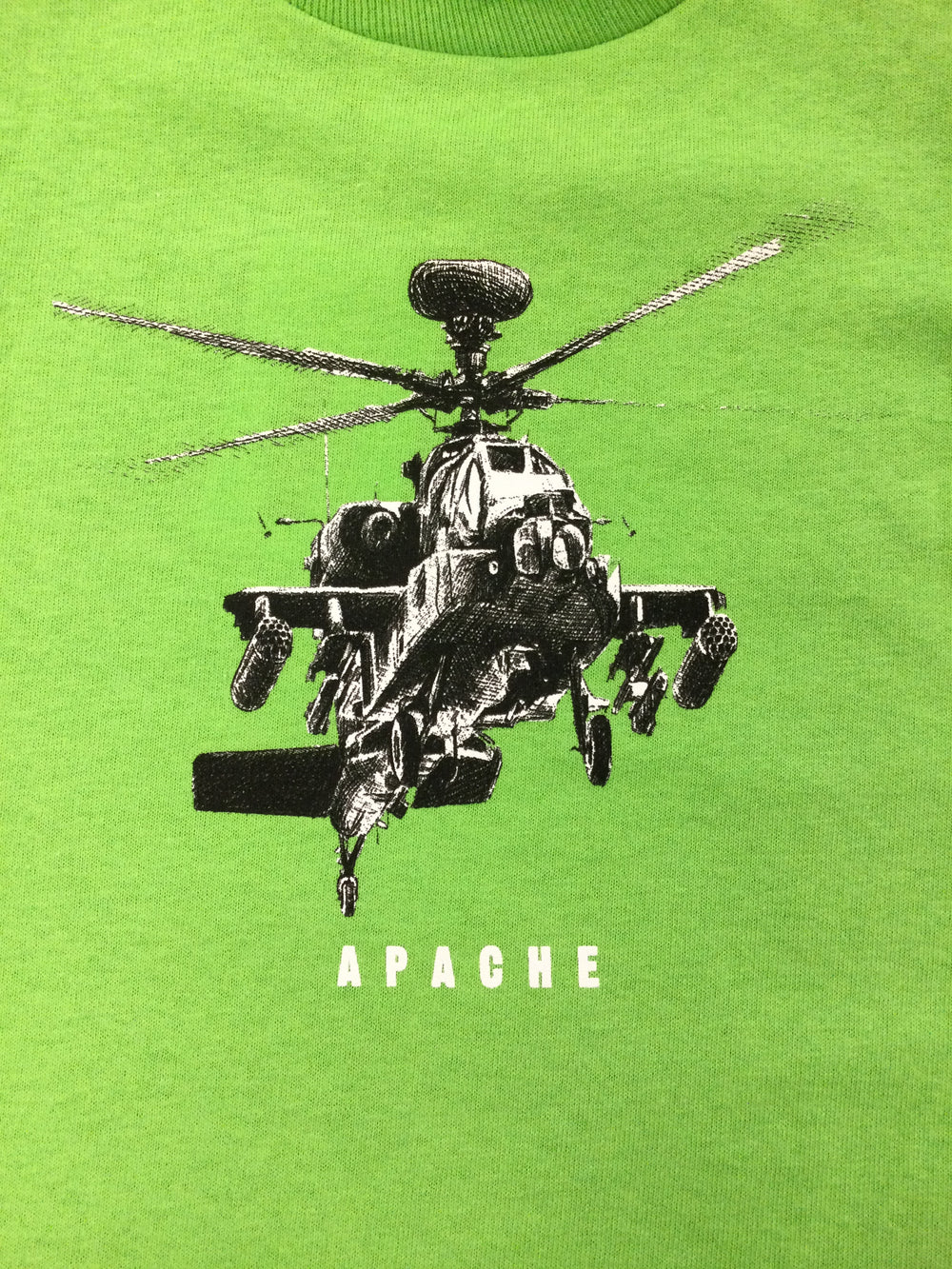 AH-64 Apache Toddler Sketch T-Shirt