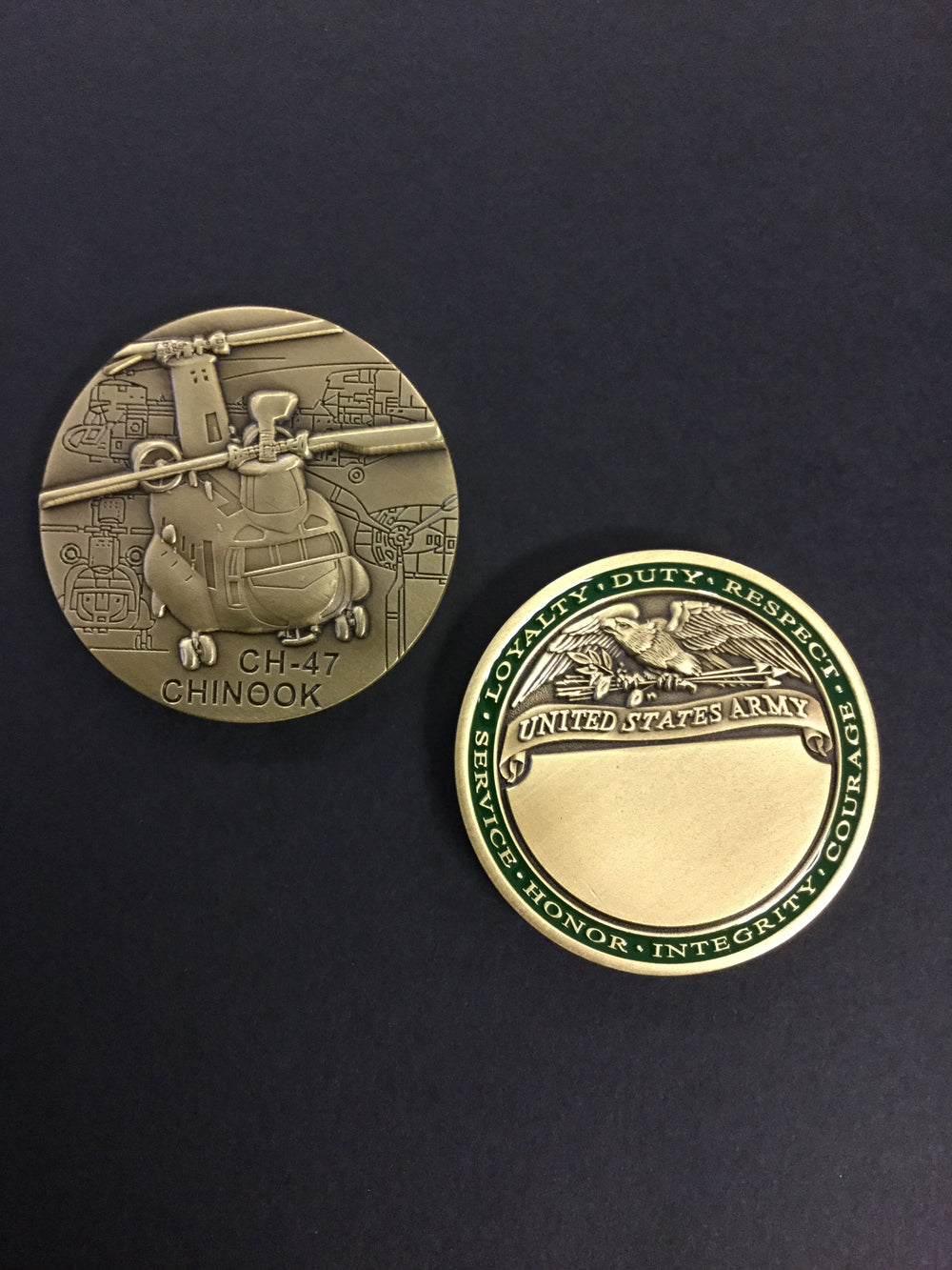 CH-47 Chinook Helicopter Coin