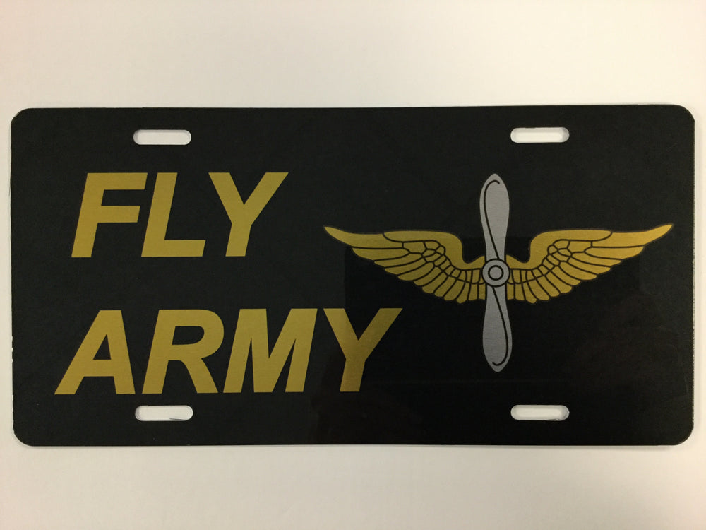 Fly Army with Prop and Wing License Plate