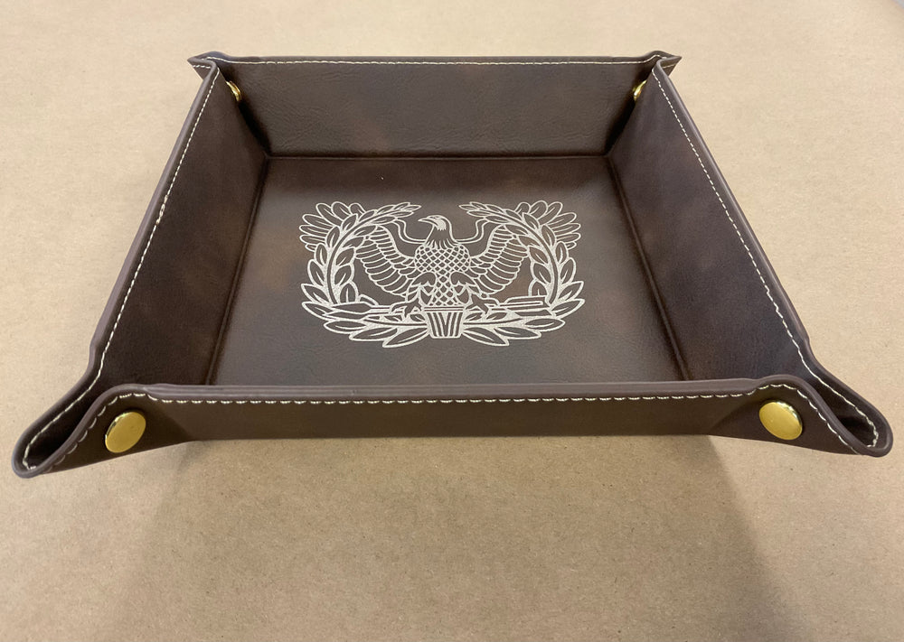 
                  
                    Leatherette Snap Tray - Small - Warrant Insignia
                  
                