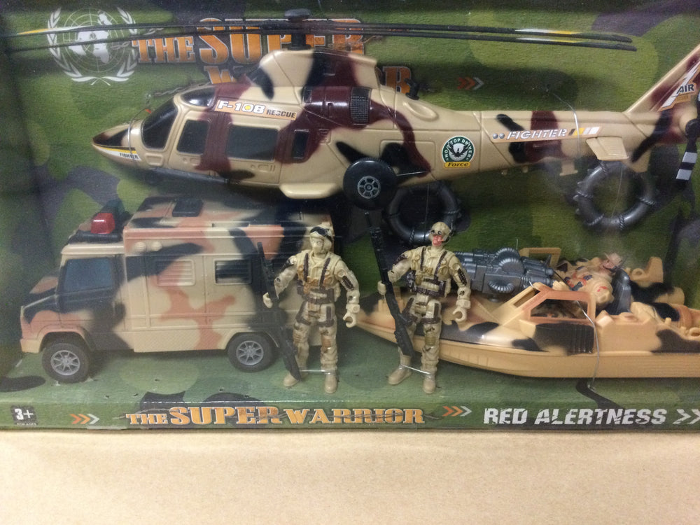 Super Warrior Vehicle Play Set