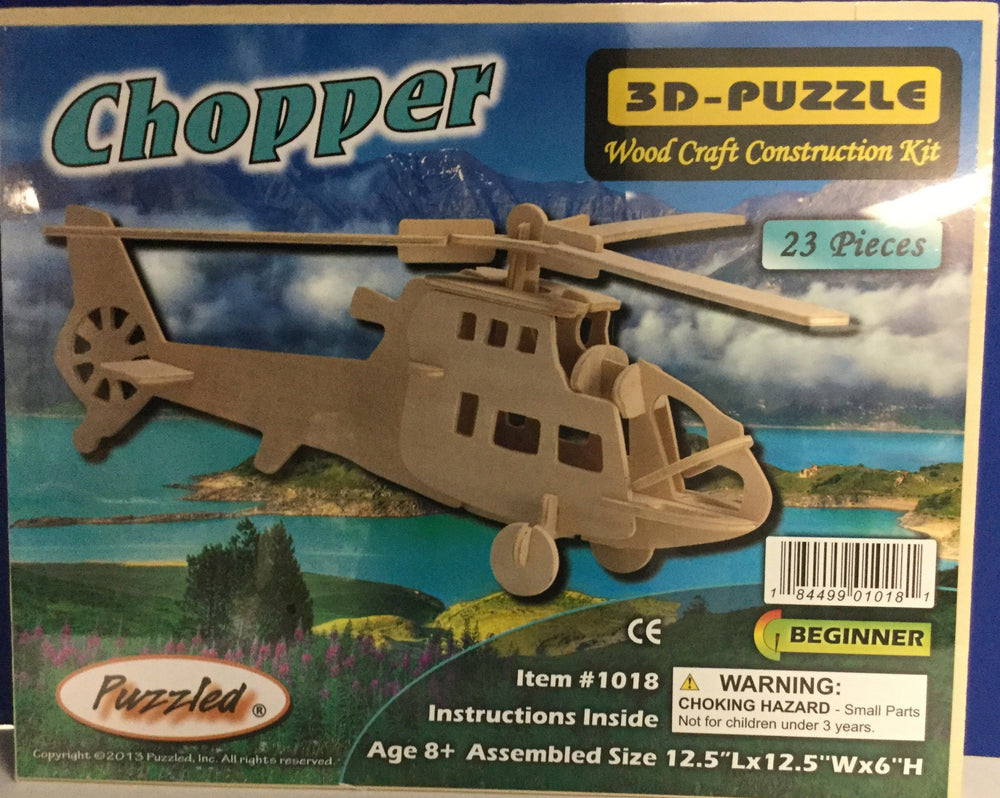 3D Chopper Puzzle