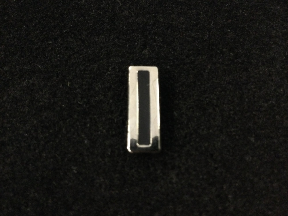 Sterling Silver Initial Tie Tack / Lapel Pin – bcr-designs