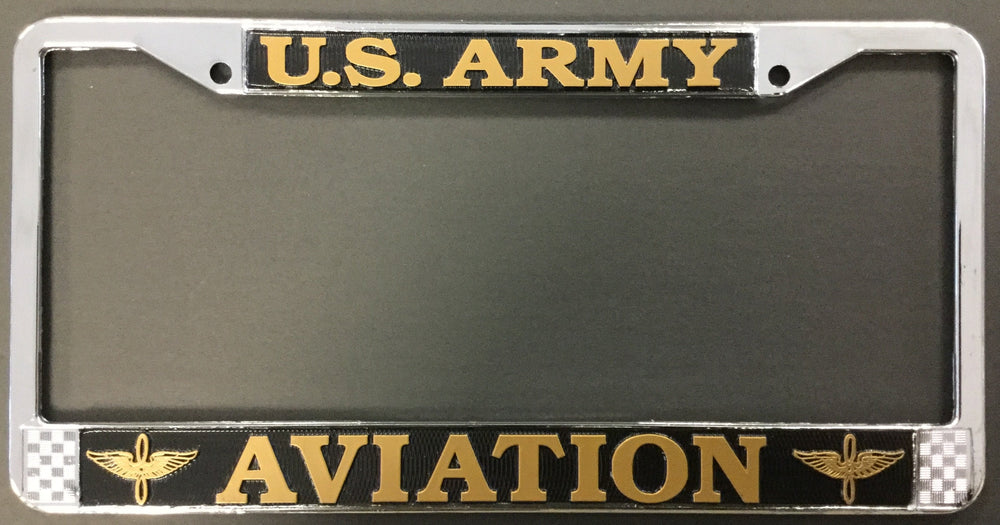 Army Aviation License Plate Frame