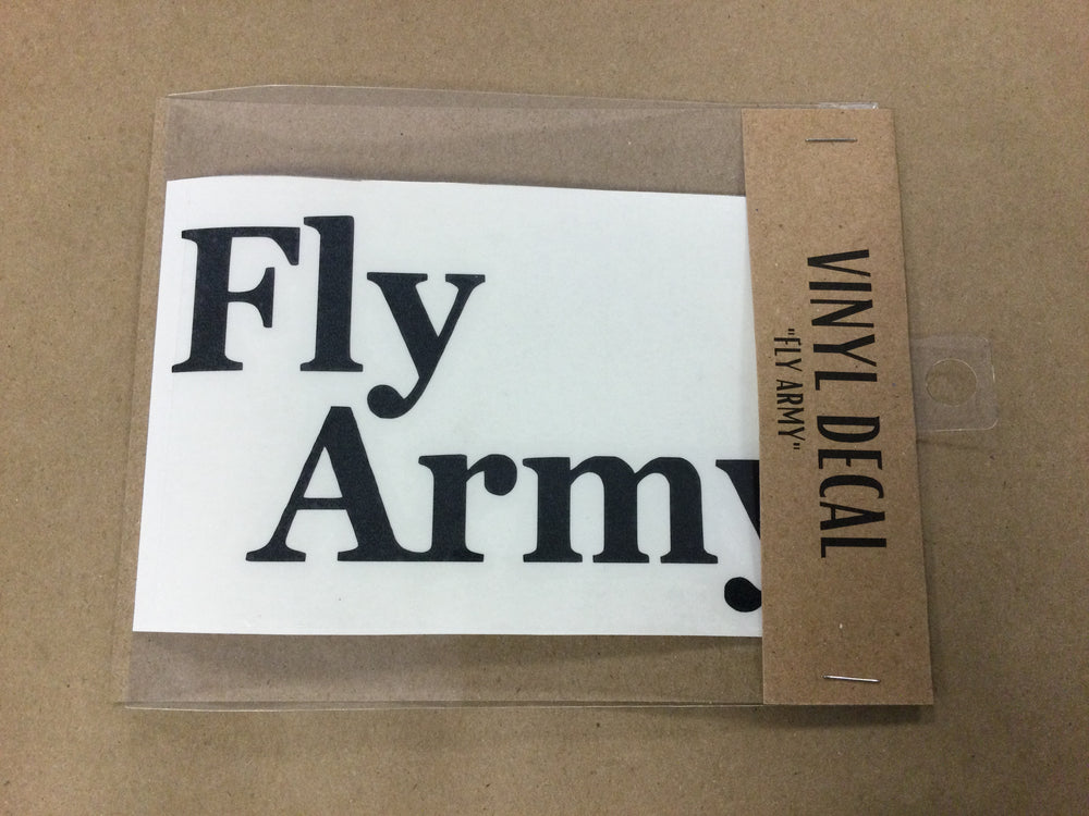 FLY ARMY Decal