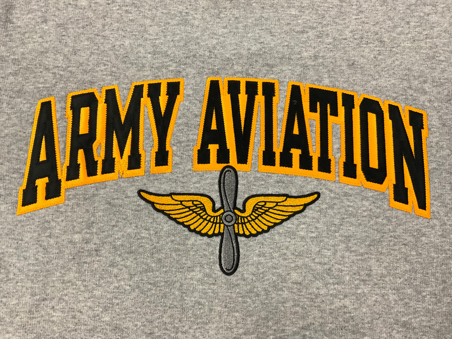 Crew Neck Sweatshirt with Army Aviation Logo Aviation Museum Gift Shop