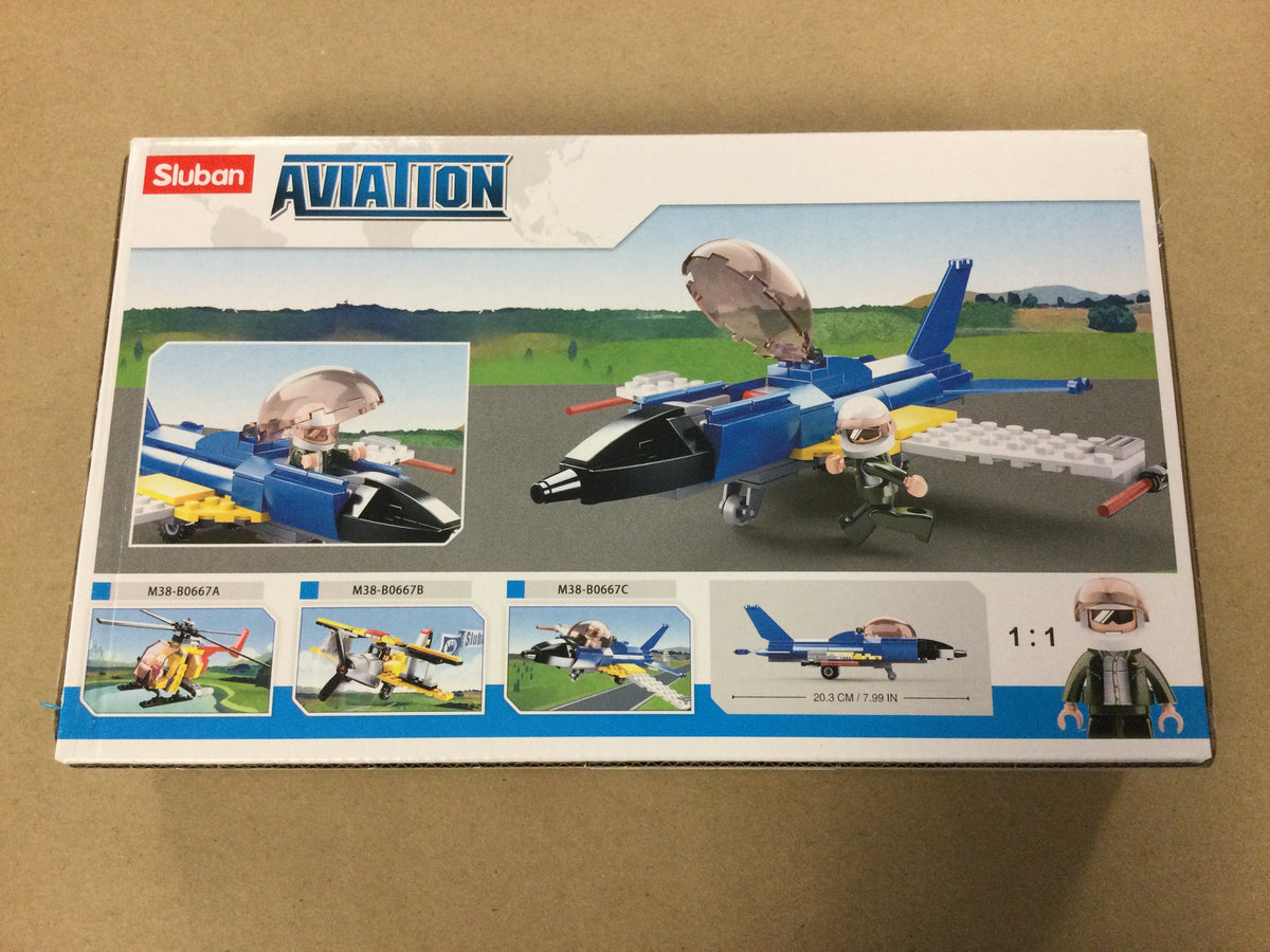 Building Blocks Blue Jet Kit – Aviation Museum Gift Shop