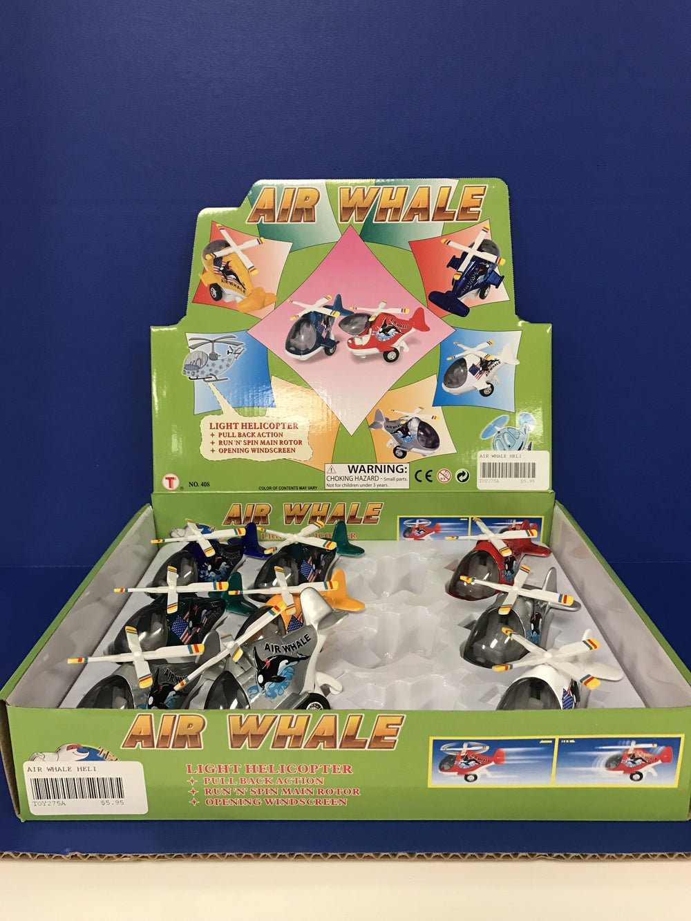 Air Whale Helicopter Toy