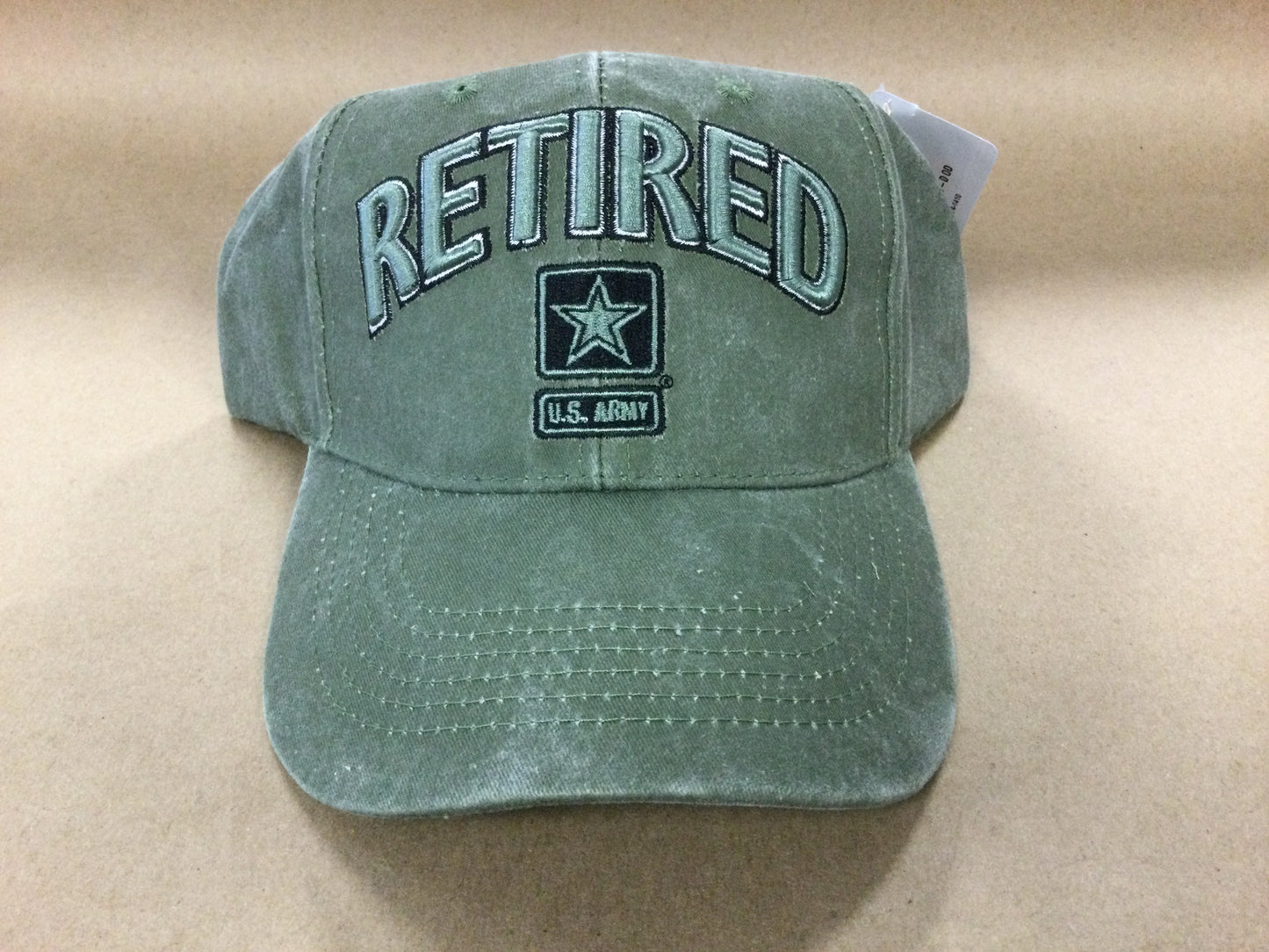 
                  
                    Retired with Army Star Logo Hat
                  
                
