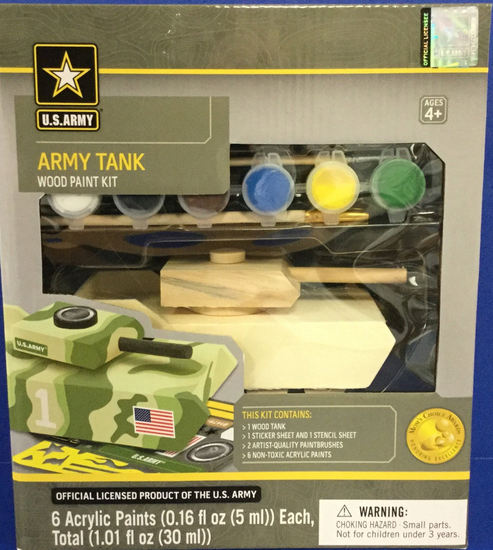 Army Tank - Wood Model Kit