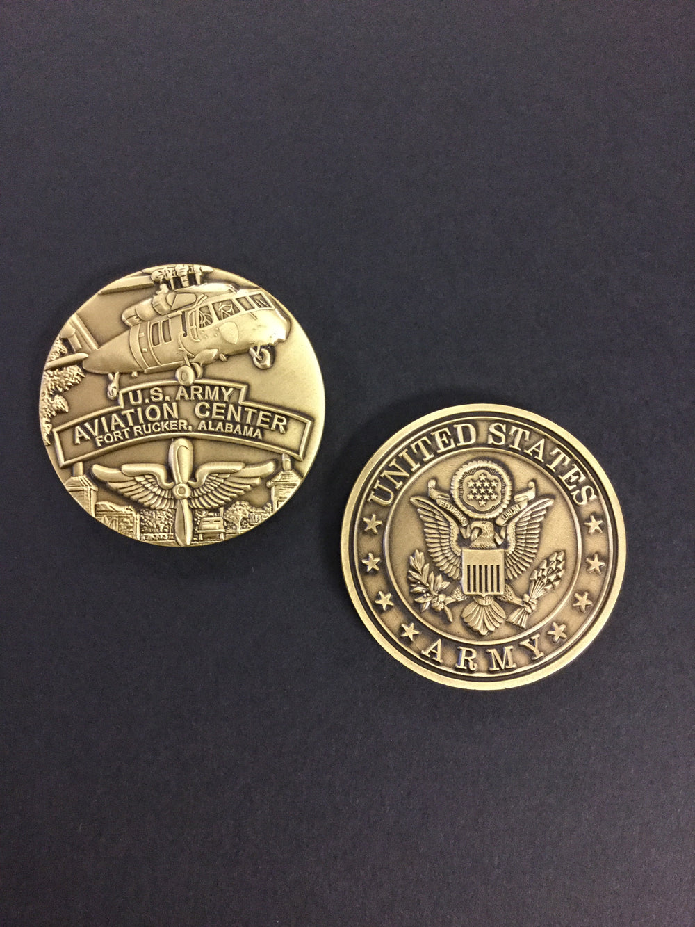US Army Aviation Center Coin