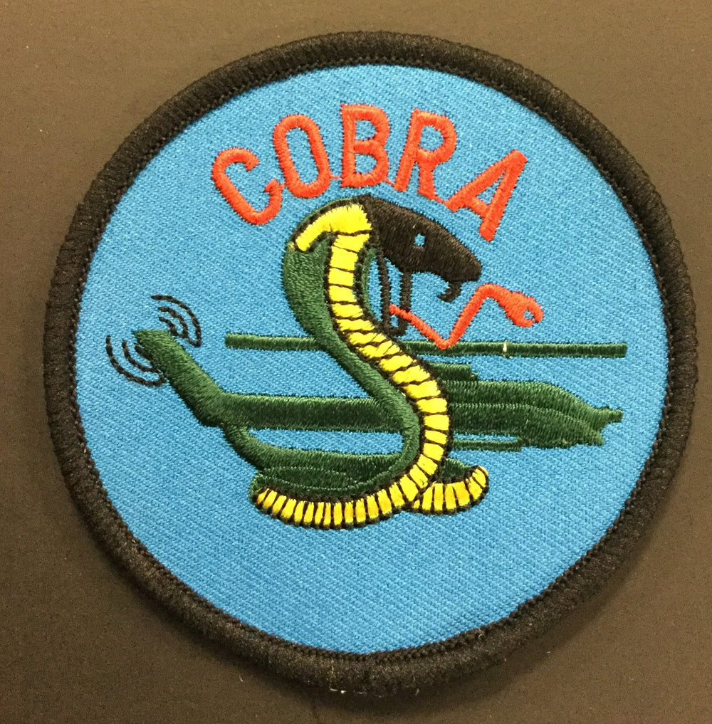 AH-1 Cobra Helicopter Round Patch