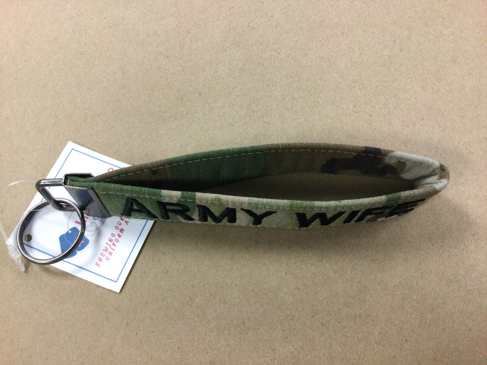 
                  
                    Army Wife Wristlet Keychain
                  
                