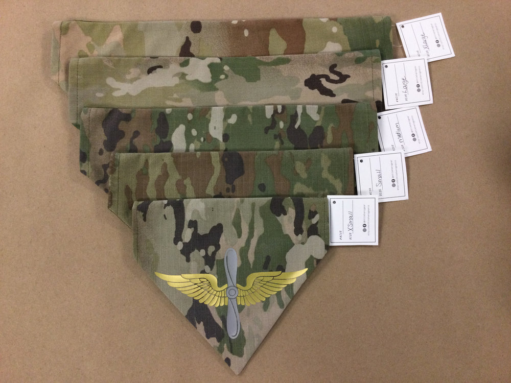Dog Bandana with Prop and Wing