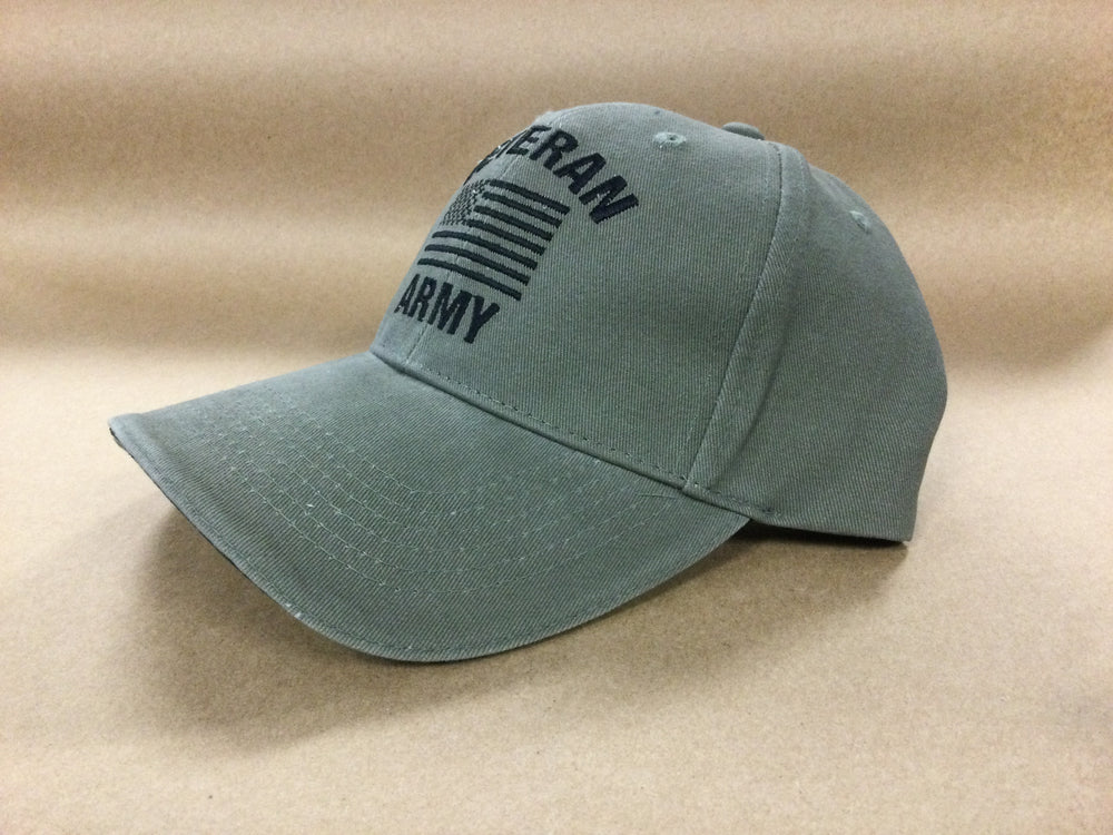 Army Veteran Hat with Flag – Aviation Museum Gift Shop