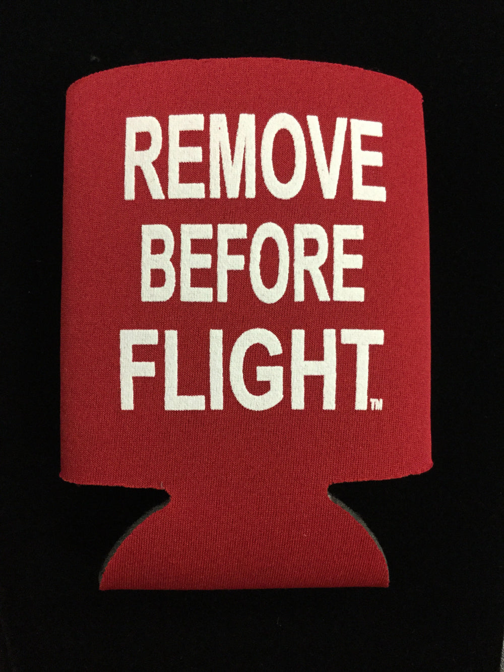Remove Before Flight Beverage Can Cooler