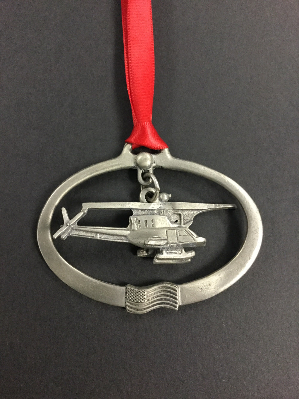 OH-58 Kiowa Pewter Ornament