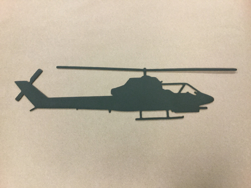 AH-1 Cobra Helicopter Metal Wall Art