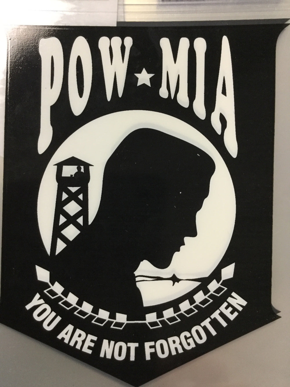 POW/MIA You Are Not Forgotten Decal