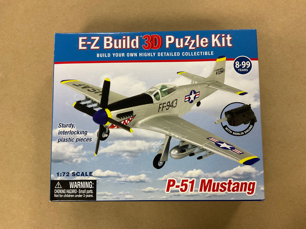 E-Z Build 3D Puzzle Kit P-51 Mustang