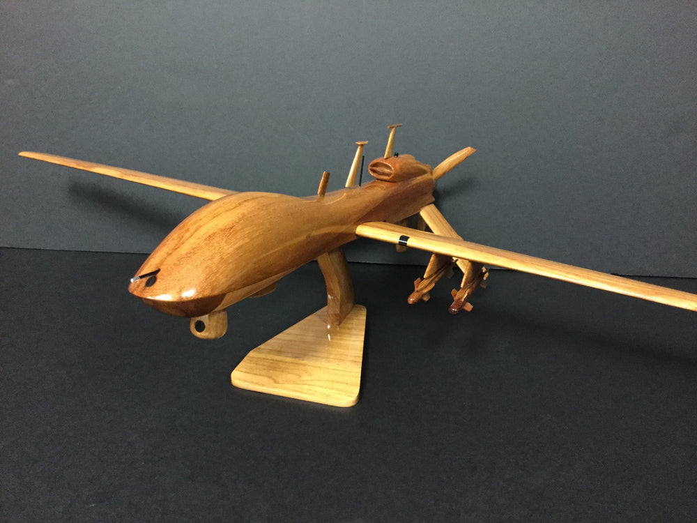 MQ-1C Gray Eagle UAV Mahogany Model