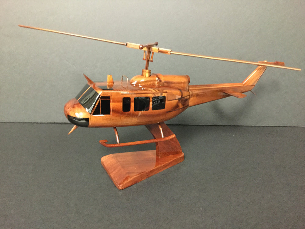 UH-1 Huey Mahogany Wood Model