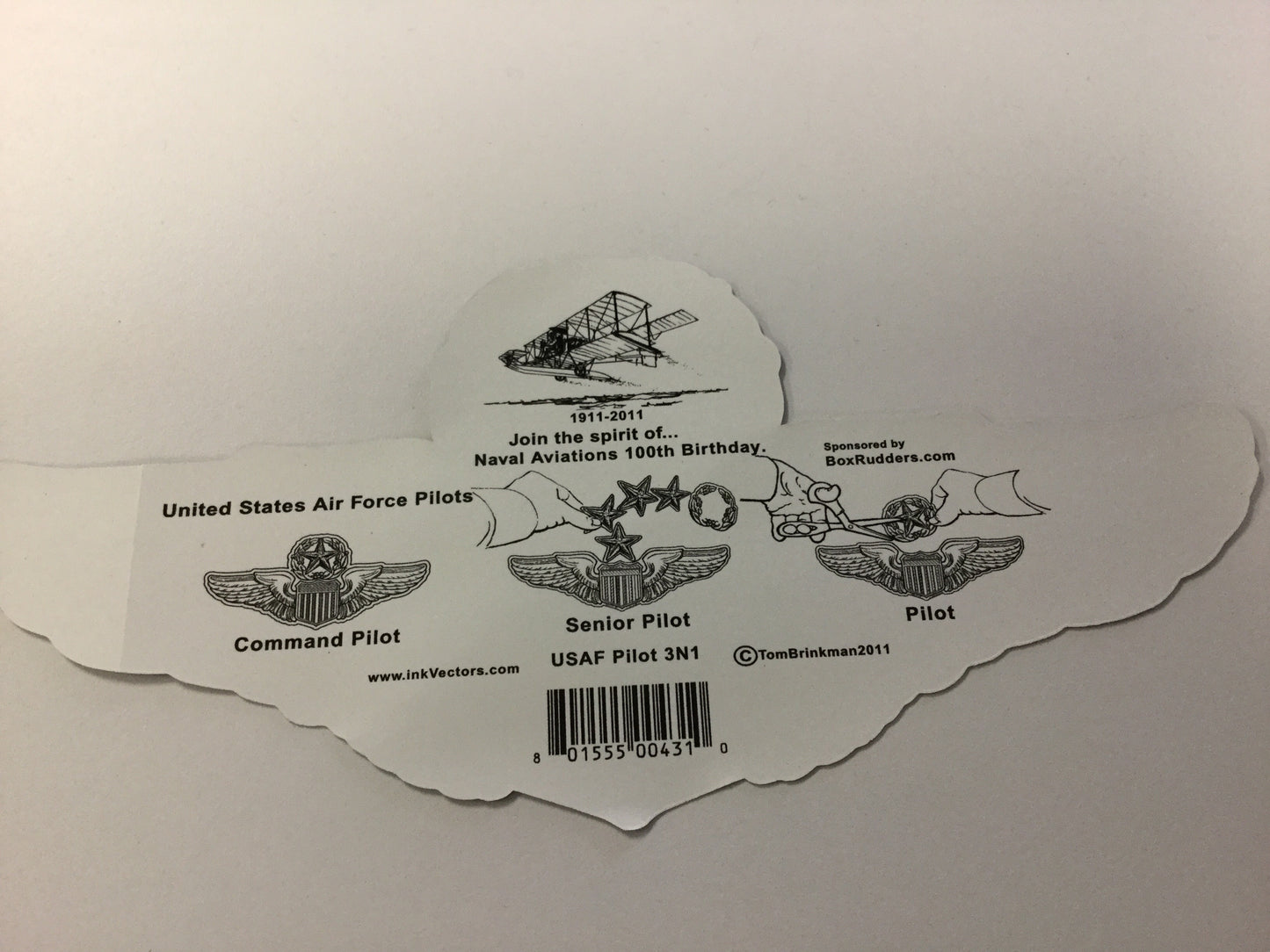 
                  
                    Air Force Aviator Wing Decal
                  
                