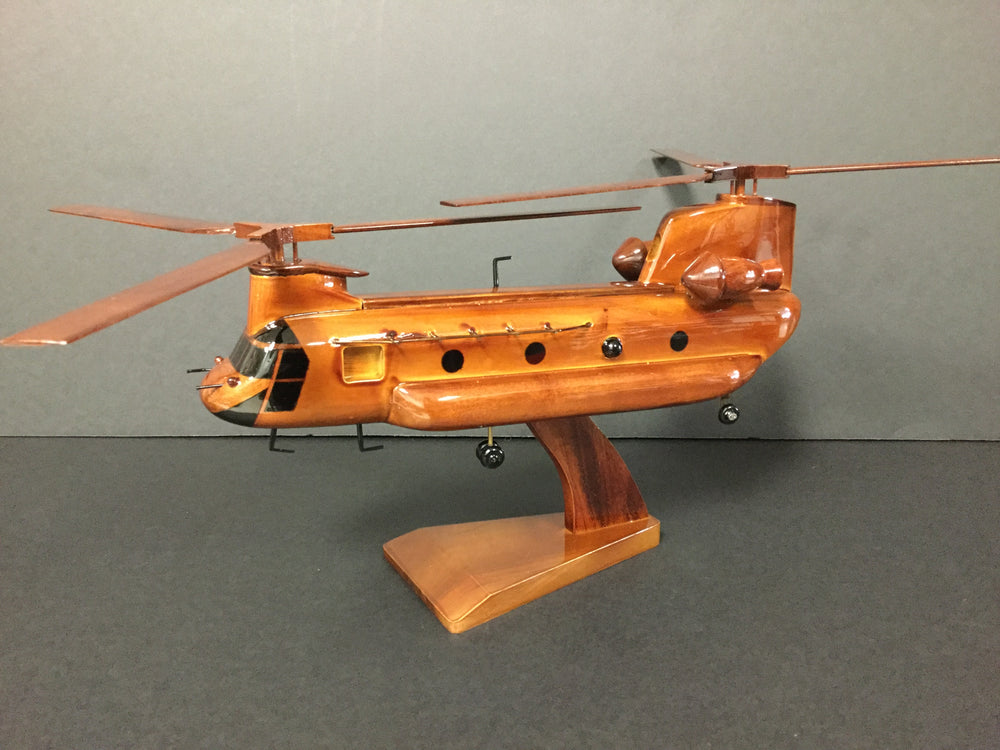 CH-47 Chinook Mahogany Model