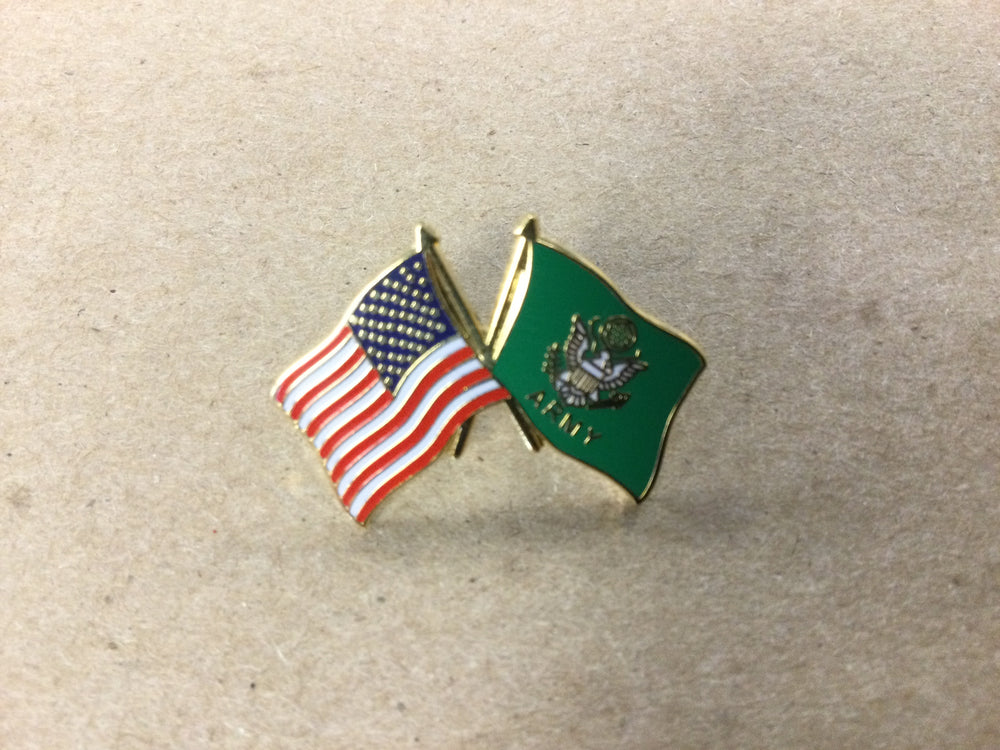 Army Flag/USA Flag Lapel Pin