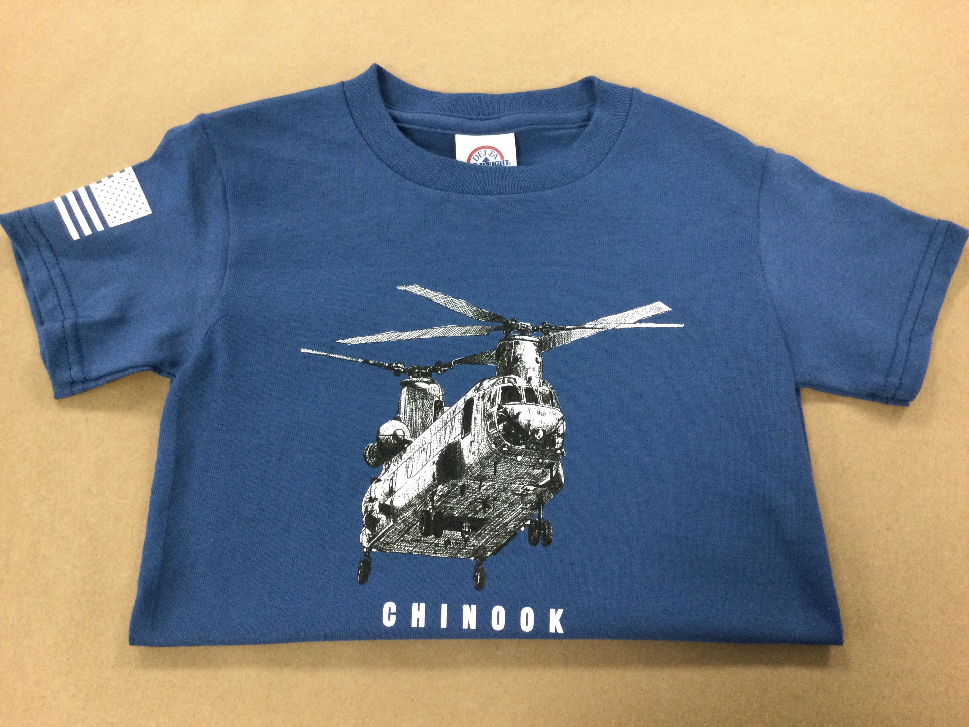 CH-47 Chinook Helicopter Youth Sketch2 T-Shirt – Aviation