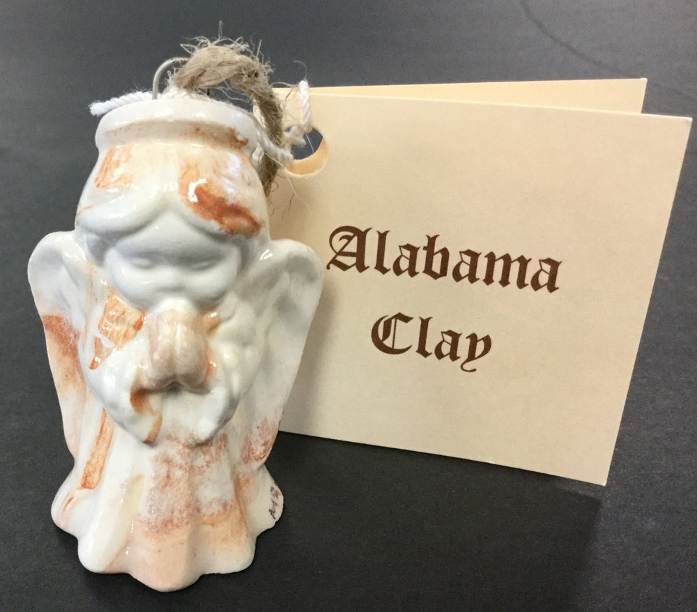 Alabama Clay - Small Angel Ornament