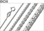 
                  
                    Sterling Silver 16" Box Chain Necklace 0.7mm with 2" extension
                  
                